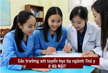Các trường xét tuyển học bạ ngành Thú y ở Hà Nội?