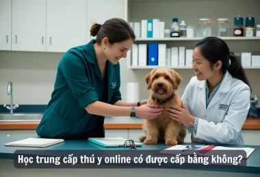 Học trung cấp thú y online có được cấp bằng không?