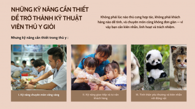 NHỮNG KỸ NĂNG CẦN CÓ ĐỂ TRỞ THÀNH KỸ THUẬT VIÊN THÚ Y GIỎI